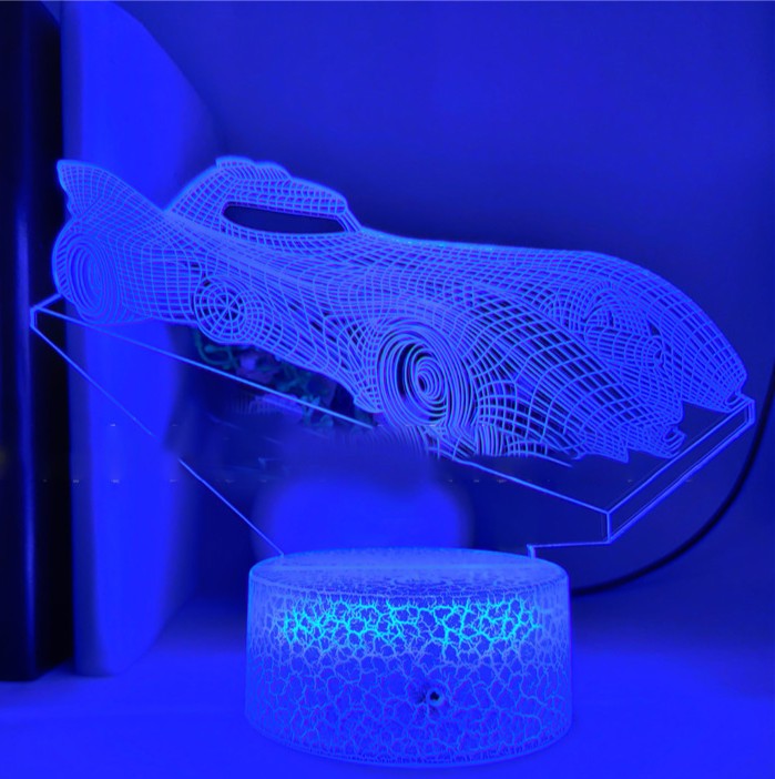 Super Hero Car 3D Iconic Panel