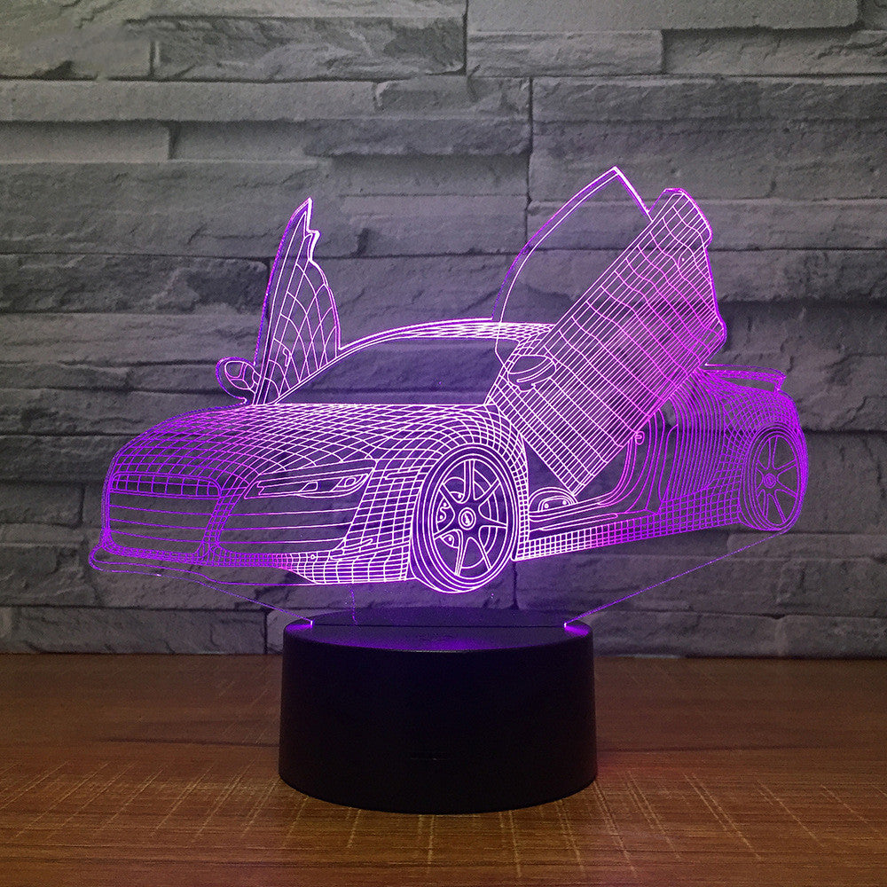 Luxury Sport Car 3D Iconic Panel