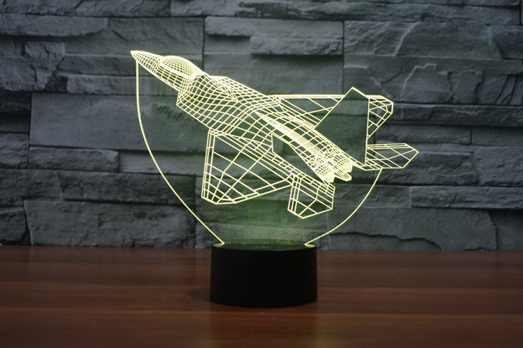 Fighter Jet 3D Iconic Panel