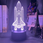 Space fighter 3D Iconic Panel