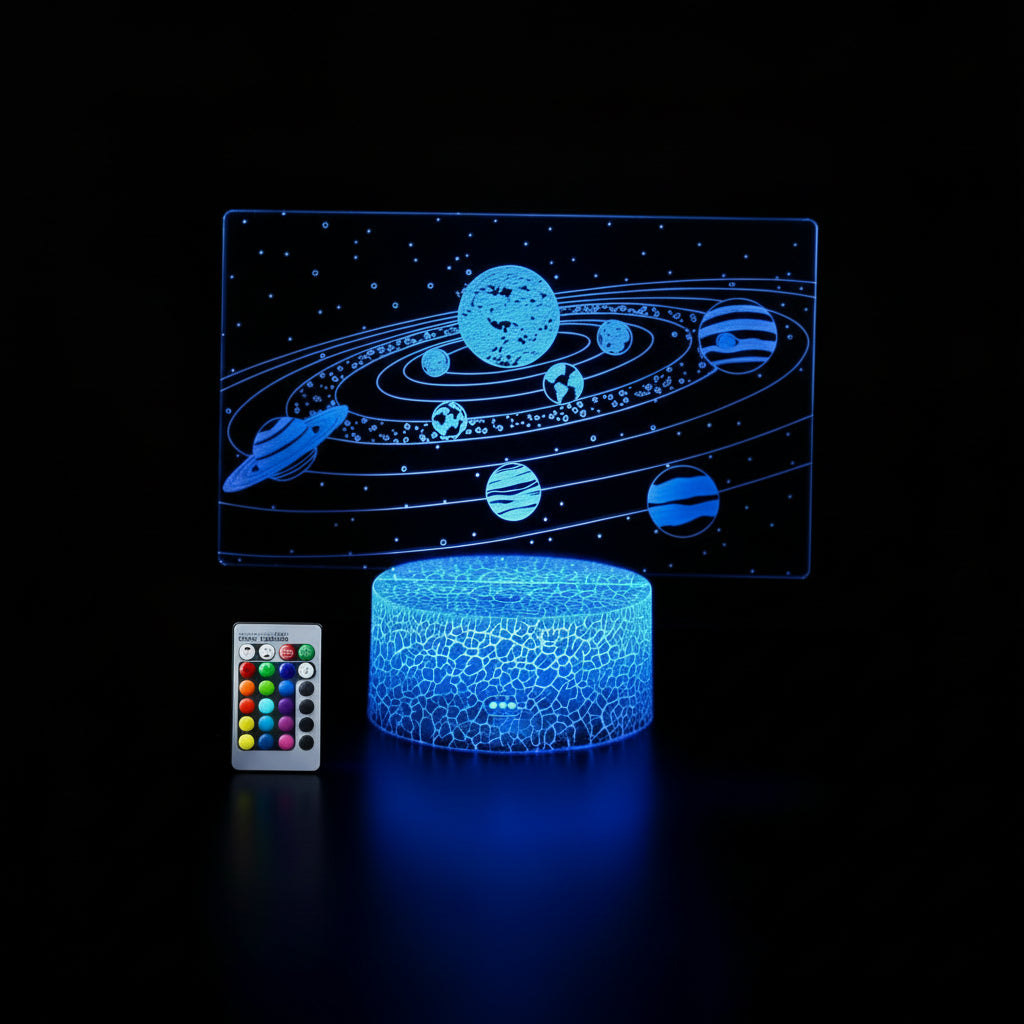 Solar System 3D Iconic Panel