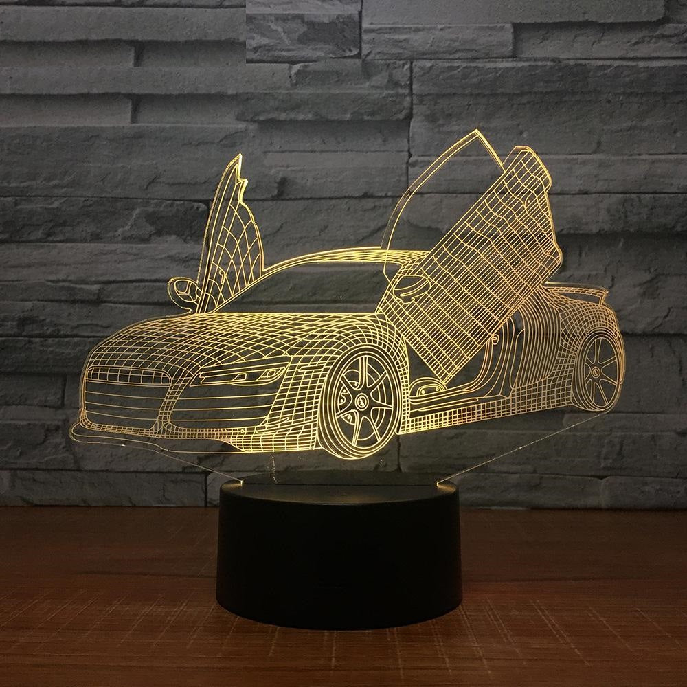 Luxury Sport Car 3D Iconic Panel