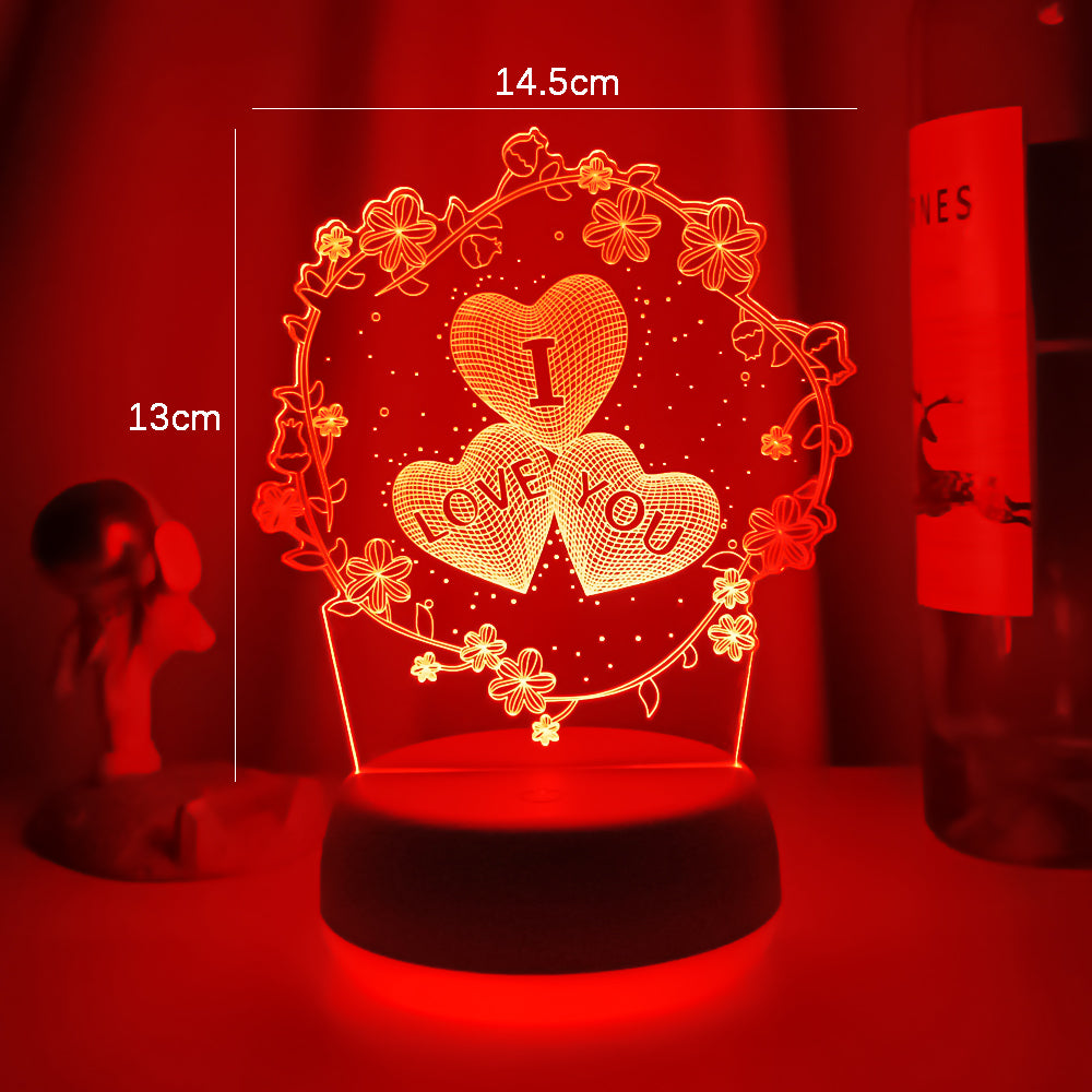 I Love You 3D Iconic Panel