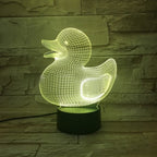 Cute Duck 3D Iconic Panel
